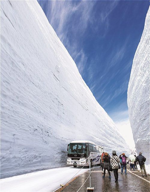 гора татеяма сніг сандрівки японією